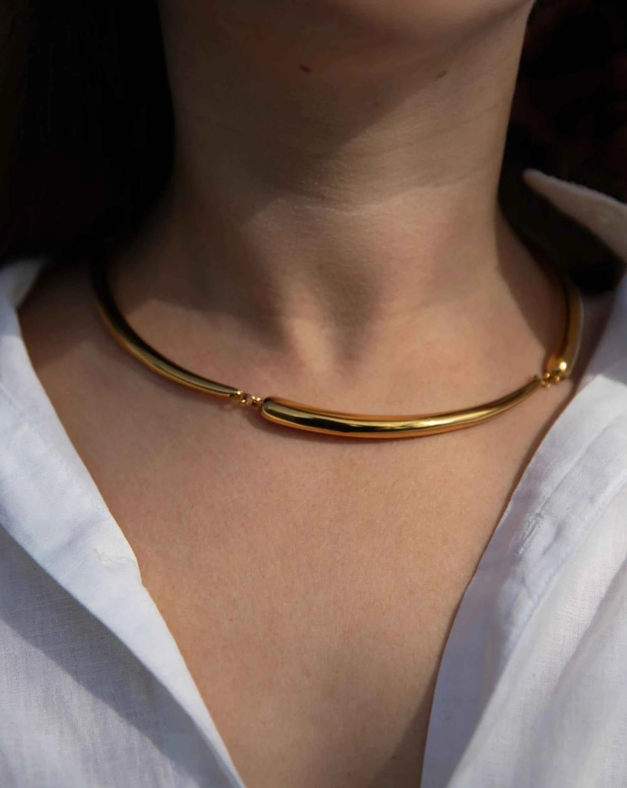 Collana Donna Foglia Placcata Oro - Ciondolo A Foglia 18 Pollici + 1 Pollice Estensione - Foto 4
